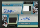 2025 Prizm Xavier Legette Tetairoa McMillan Dual Patch Auto Silver #/99 Panthers
