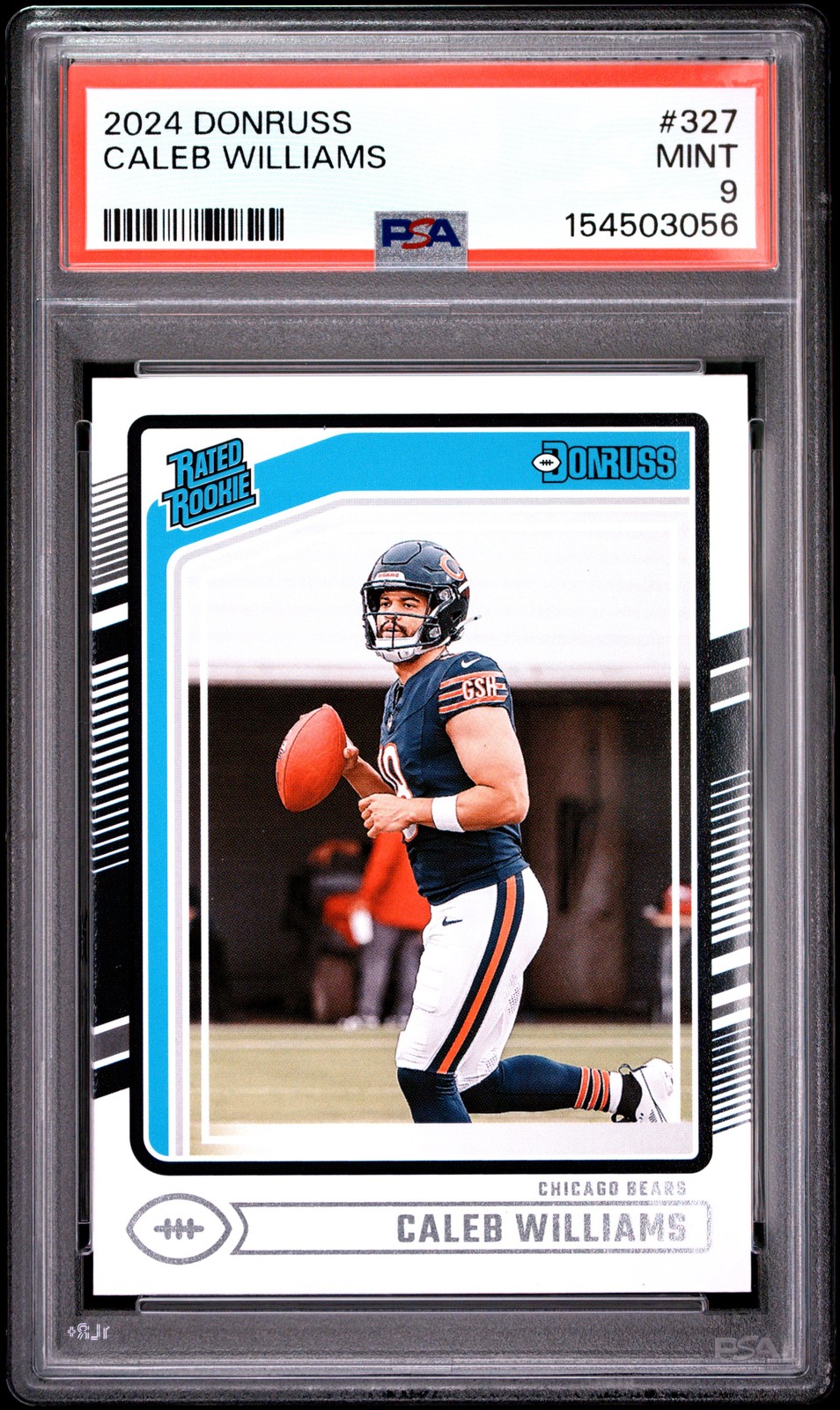 2024 PANINI DONRUSS #327 CALEB WILLIAMS PSA 9