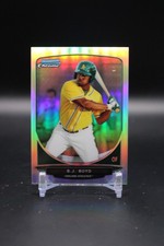 B.J. Boyd, Oakland Athletics, 2013 Bowman Chrome, Mini, 121/125, #121
