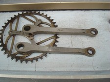 Guarnitura nichelata biciclette Bianchi epoca, 1932, Ferrea, etc.