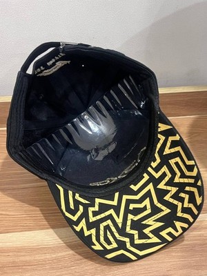 APXGP Black Baseball Cap Gold Embroidered Logo Adjustable F1 Movie Hat NWT