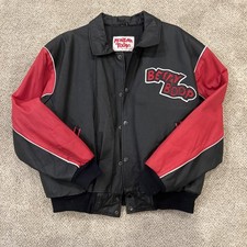 Vintage Black/Red Betty Boop Retro Leather Jacket Size Large