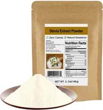 Pure Stevia Extract Powder without Erythritol 5.2Oz(148G) - Highly Concentrat...