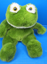 Vintage Happiness Always Zoo 1995 Plush Hand Puppet Frank Frog 12"