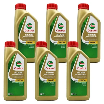 6L Castrol EDGE Prof LongLife III 5W30 Huile Synthétique VW 504.00 507.00 C3 C30 - Photo 1/4