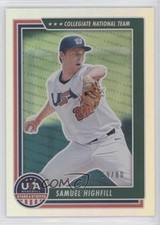 2022 Panini USA Baseball Stars & Stripes Holo Silver 69/80 Samuel Highfill 00gy
