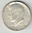 1969-D Kennedy 40% Silver Half Dollar