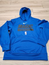 Nike Orlando Magic Blue/Black Spotlight Performance Pullover Hoodie SMALL EUC