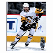 Bryan Rust Autographed Pittsburgh Penguins Away 8x10 Photo