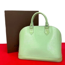 Storage Item with Box LOUIS VUITTON Alma PM Epi Patent Leather Handbag Boston B