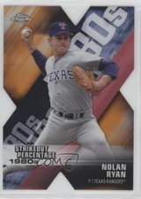 2020 Chrome Decade of Dominance Die-Cuts Orange Refractor 5/25 Nolan Ryan e8a