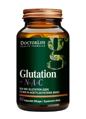 Doctor Life Glutathion 500 mg + NAC 70 mg 60 Kapseln