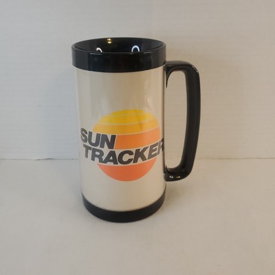 Vintage Thermo Serv Sun Tracker Tumbler Fishing Boat Logo 