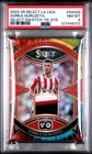 8372 Gorka Guruzeta 2024 Panini Select La Liga Tie-Dye Prizm Patch /25 PSA 8