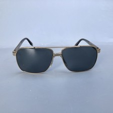 Versace Gold Aviator Sunglasses Frames Only 145 VE2174 Square Lenses Greek Key