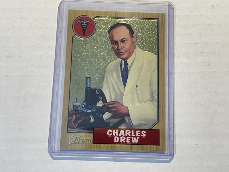 2009 Topps Heritage American Chrome C62 Charles Drew 1582/1776