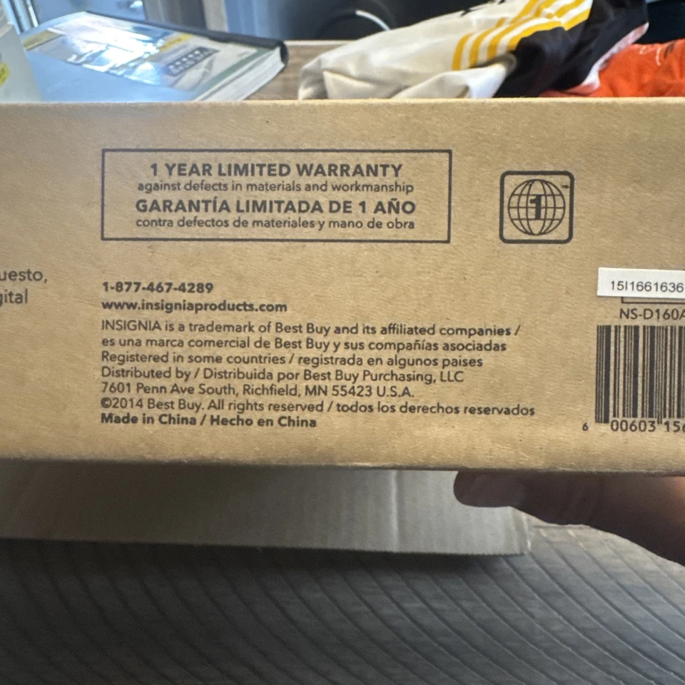 Nuevo reproductor de DVD de caja abierta Insignia NS-D160A14 REPRODUCTOR DE DVD/CD Foto 4 de 4