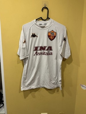 ROMA 2000 2001 AWAY FOOTBAL SHIRT SOCCER JERSEY KAPPA #18