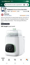 Momcozy Kleanpal Pro Baby Bottle Washer, Sterilizer  Dryer - All-In-One Bs03