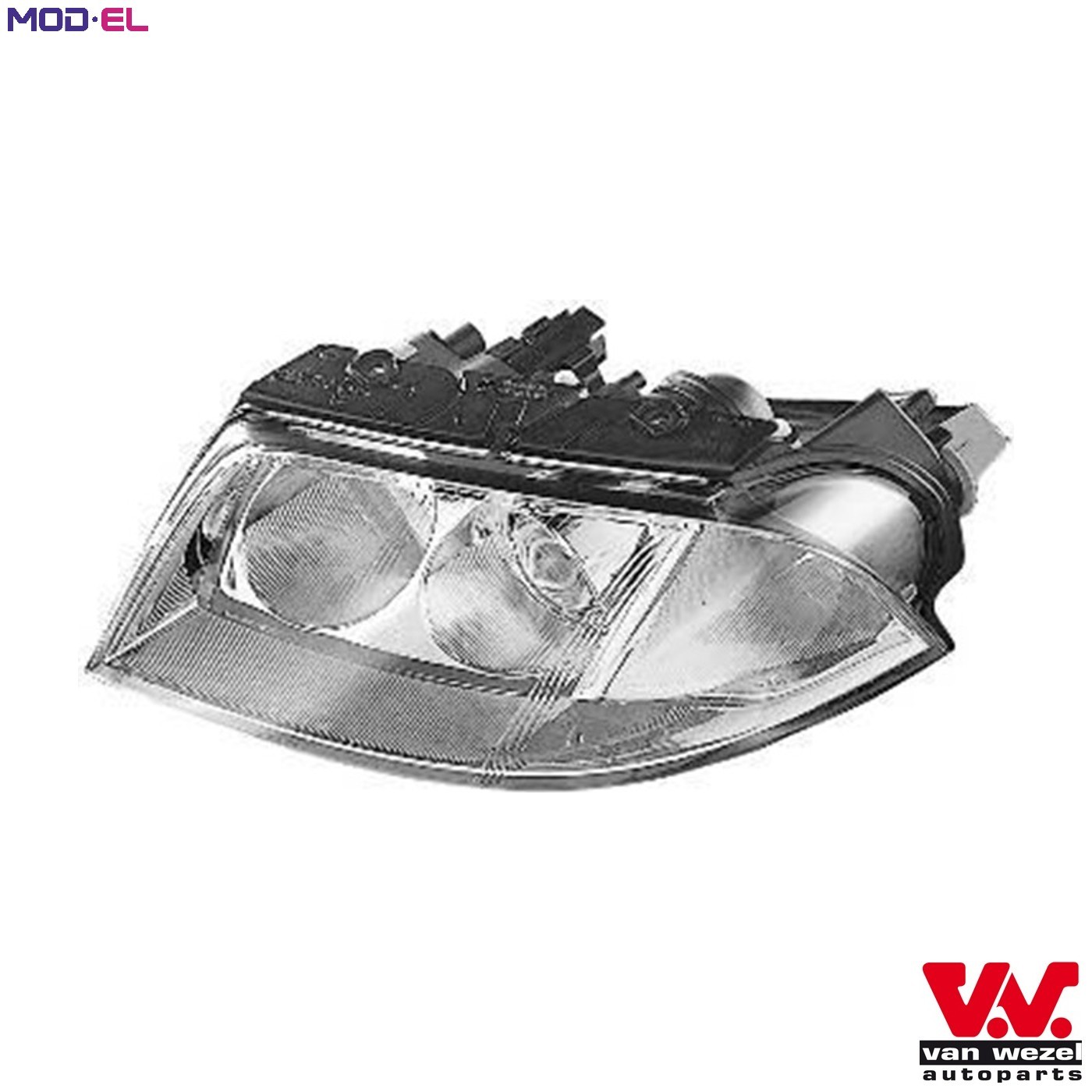 VAN WEZEL Headlights VW 5837962 3B0941016AN Headlamp,Headlight - Image 2