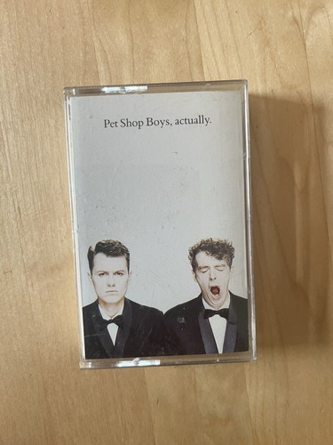 Pet Shop Boys, Actually - Tape album (EMI Records, 1987)
