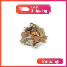 CRYSTALINES 50cts Natural Raw Grey Moonstone Gemstones, Rough Stones, DIY Jewelr