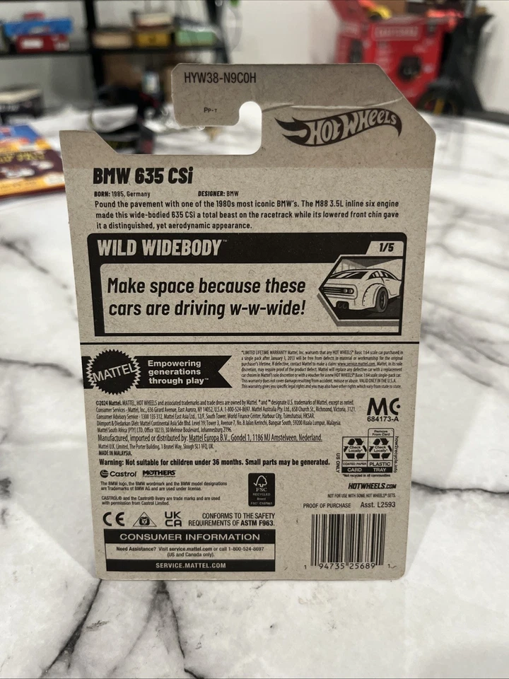 BMW 635 CSI Hot Wheels Foto 2 de 2