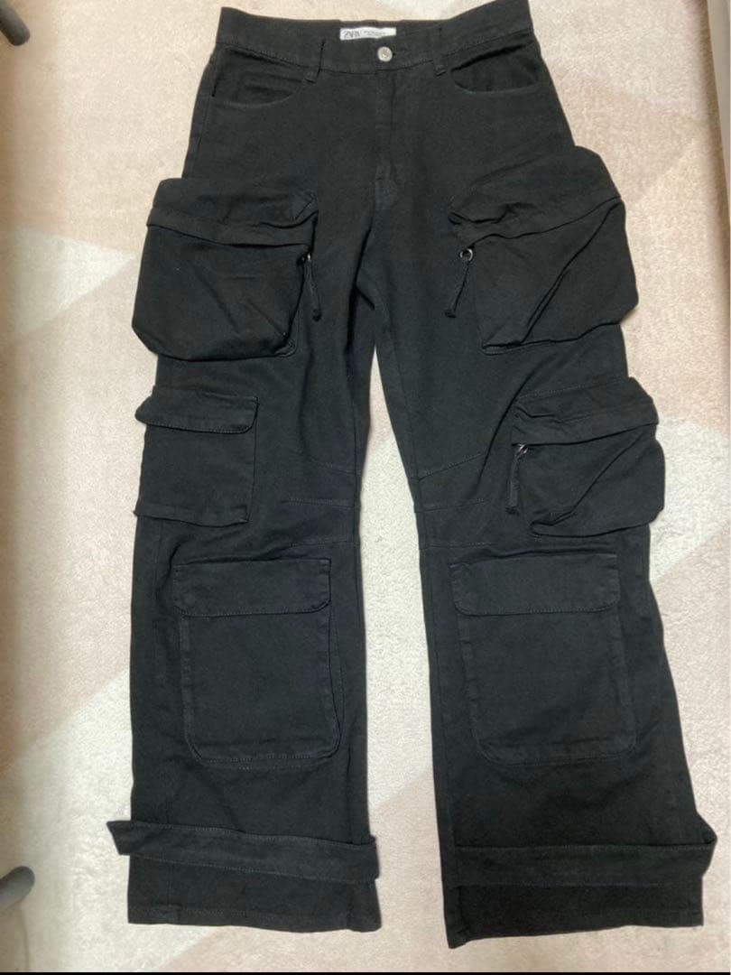 Zara Utility Cargo Pants EUR36 US29 Minimal Wear image 3