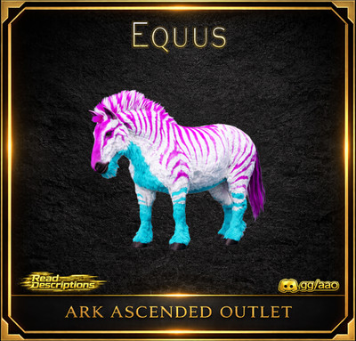 Ark Survival Ascended-Dino-Top Stats- Equus-Official-Colors-PVE PS5/XBOX/PC-AAO
