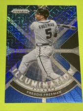 2021 Panini Prizm Illumination Freddie Freeman #IL-9 Blue 186/199