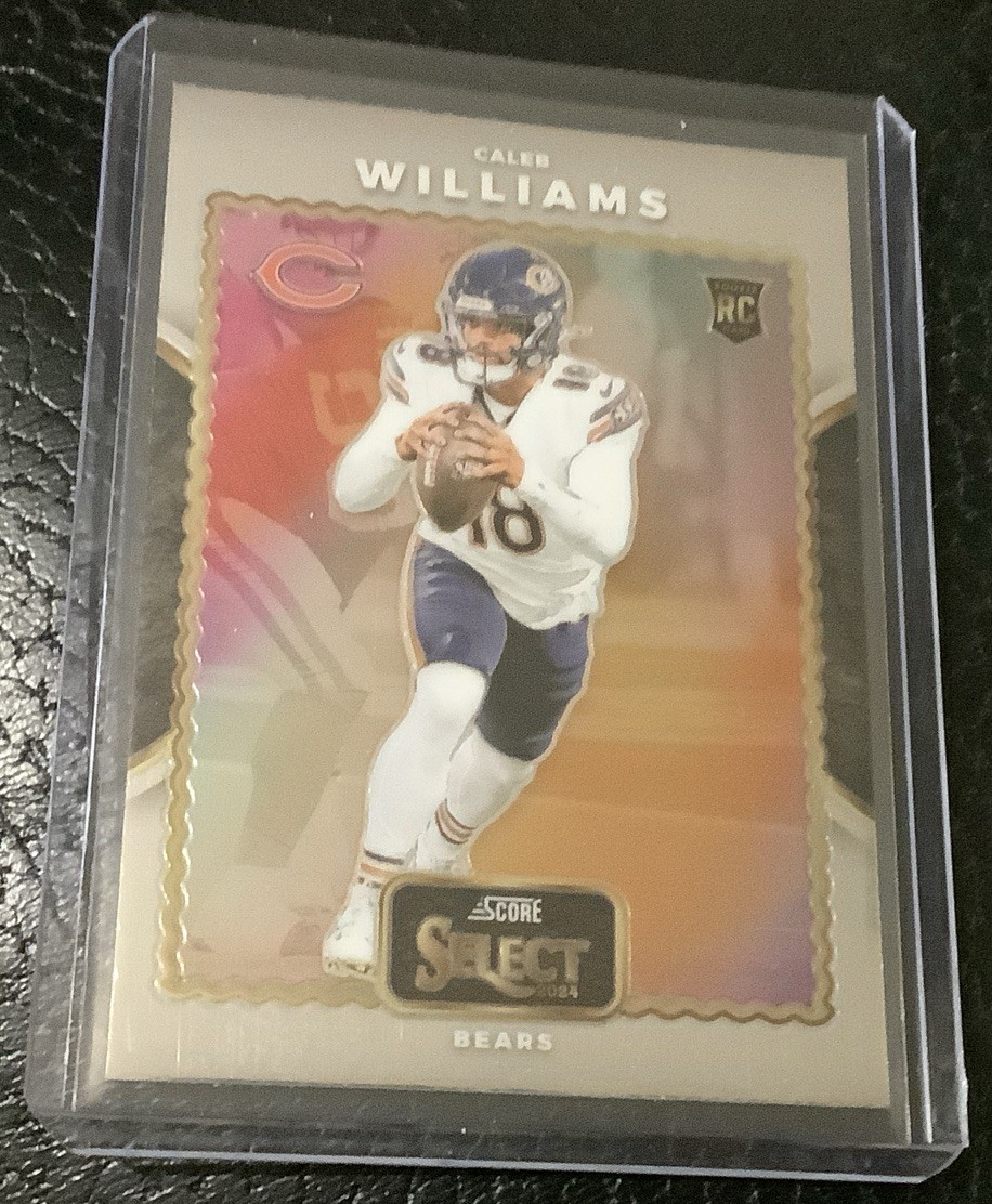 2024 Panini Select Caleb Williams Score Select Throwback Rookie #21 🍀