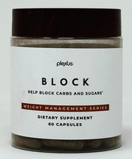 Plexus BLOCK "Help Block Carbs  Sugars" 60 Capsules Weight Management EXP: 5/26