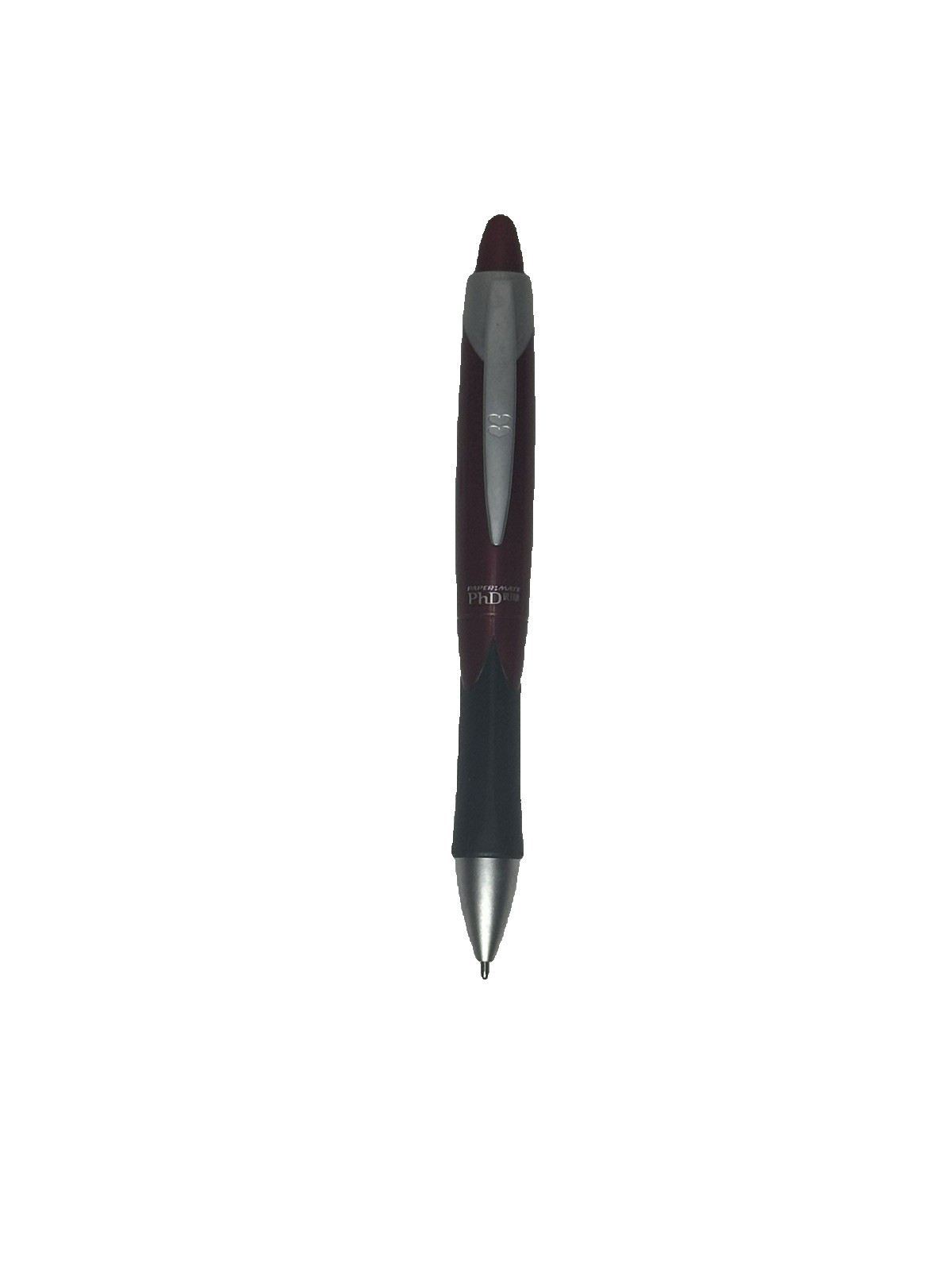 Paper Mate PhD Ultra Fine Point Pen Black Ink Red Body NOS