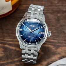 Seiko Presage SRPB41 Cocktail Time Blue Dial Automatic Men's Watch 40.5MM