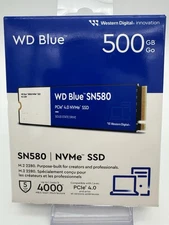 WD 500GB WD Blue SN580 NVMe Internal Solid State Drive SSD WDS500G3B0E