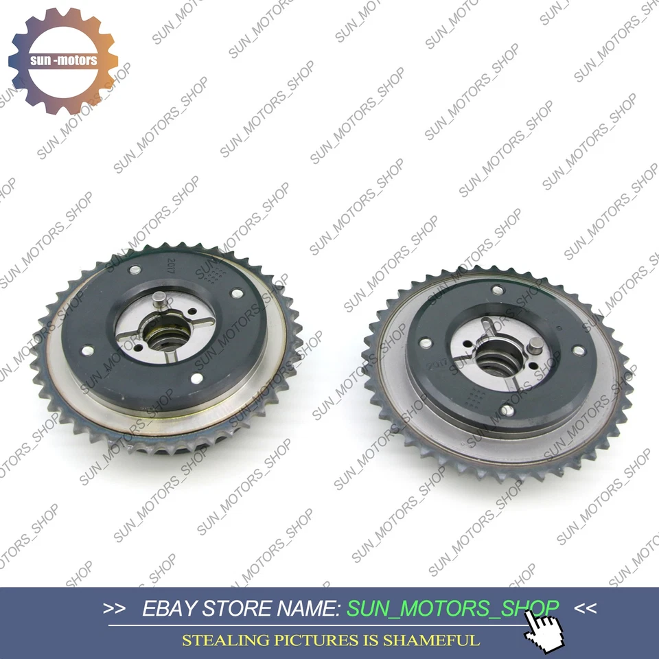 Ajustador de árbol de levas 2 piezas 2710500847 2710501047 para W203 C230 Mercedes-Benz M271 Foto 2 de 4