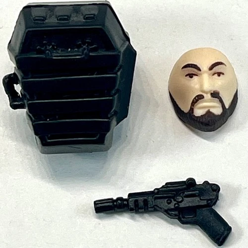 Hasbro GI Joe ARAH v1 Zartan mask backpack gun pistol accessory part LOT READ