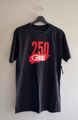 CycleBar Shirt Unisex Medium Black 250 Rides Milestone Tee Graphic NWT $24