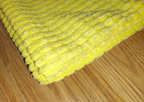 MERNETTE Set of 2 Soft Yellow Chenille Corduroy Throw Pillow Covers, 19.5" - Picture 3 of 5