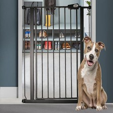 Bettacare Dog Safety Gate Extra Tall Pet Barrier Slate Grey Range 61cm - 161.2cm