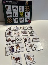 Green Bay Packers NFL Matching Memory Game Complete 36 Cards 18 Pairs Football