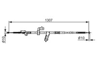 Seilzug Feststellbremse Hinten Links Bosch 1 987 482 901 FÜR Toyota