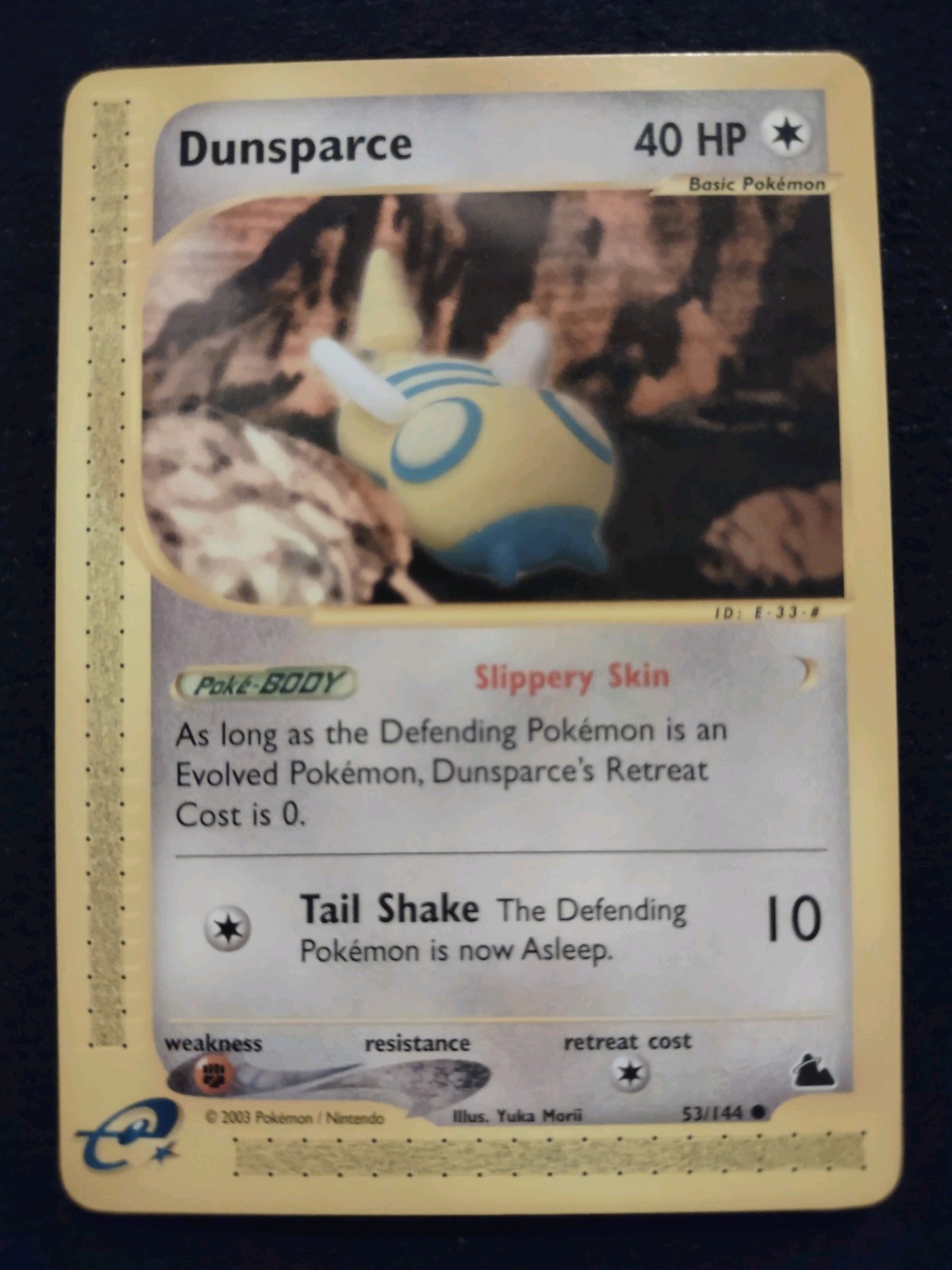 Dunsparce 53/144 Pokemon Trading Card Game eCard Skyridge Near Mint NM TCG