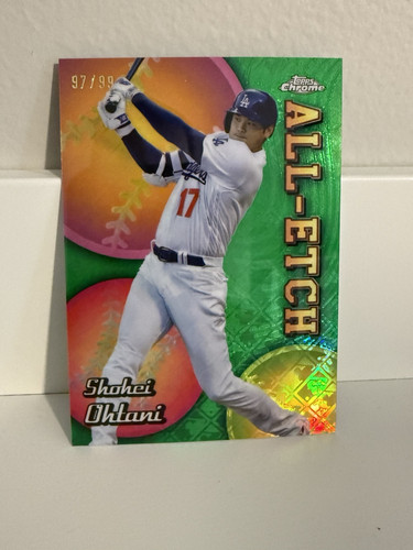 2024 Topps Chrome Logofractor Shohei Ohtani #CAEL-1 All-Etch Green Refractor /99