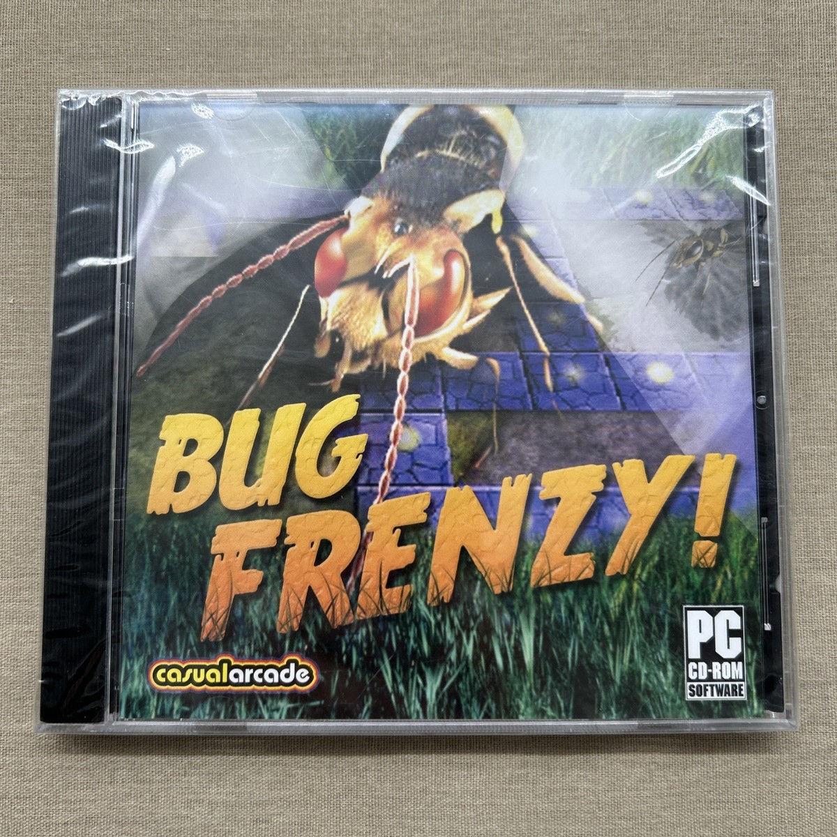 Bug Frenzy (Windows 98 PC CD-ROM 2006 NEW) Arcade Maze Computer Bug Frenzy (Windows 98 PC CD-ROM 2006 NEW) Arcade Maze Computer