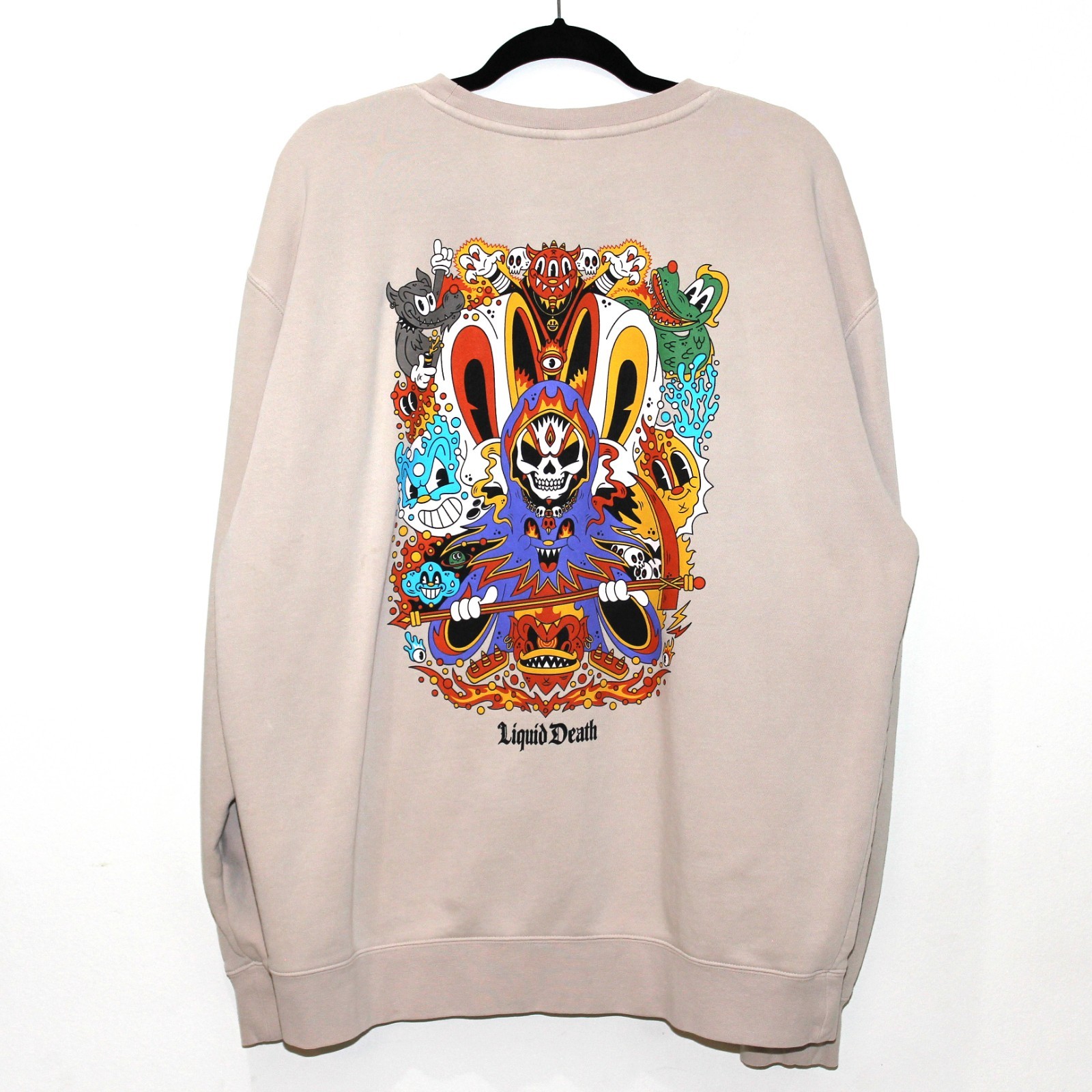 Liquid Death Mind Splitter Pullover Sweatshirt Si… - image 2