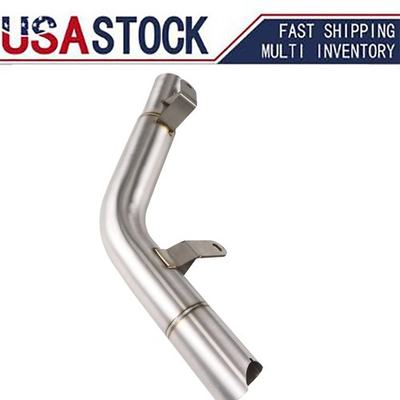 #ad For 2011 2023 Suzuki GSXR600 GSXR750 Exhaust Mid Link Pipe Connect Tube Slip on $45.30