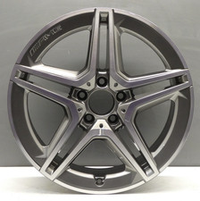 Mercedes AMG 18 " Alu Felge Grau Diamant Cut Original X1