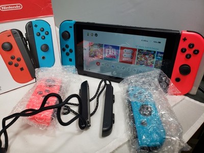 Nintendo Switch HAC-001 32GB Handheld System - Blue and Red