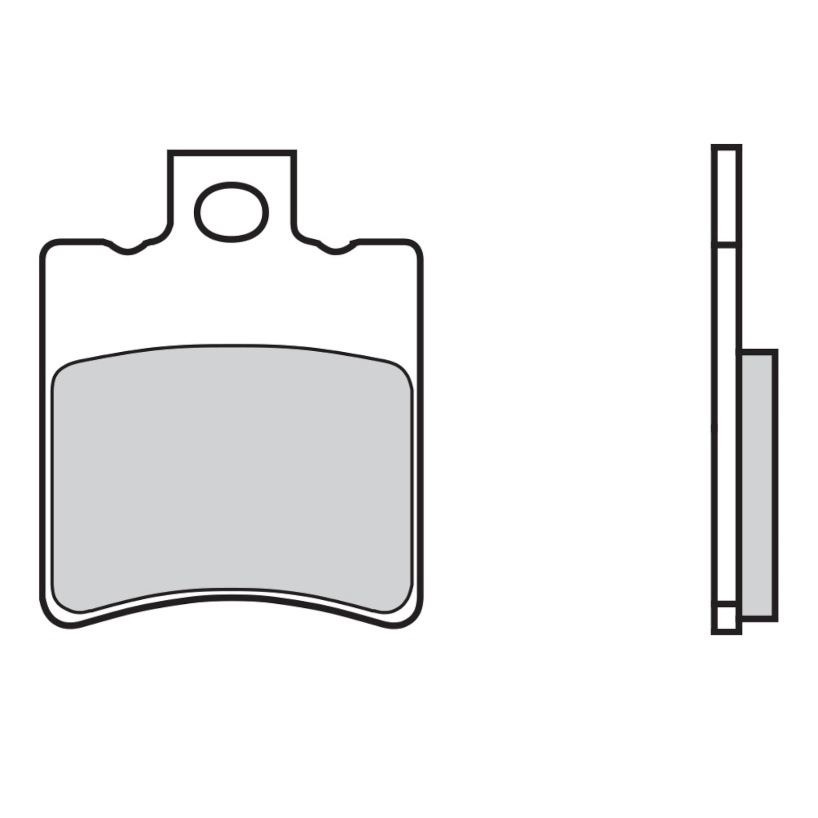 Brake Pads for YAMAHA YQ 50 AEROX 1997-1998 Front Scoot Brembo